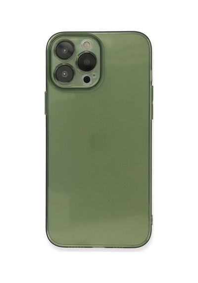 Northcity Apple Uyumlu iPhone 13 Pro Kılıf Fly Lens Silikon - Yeşil