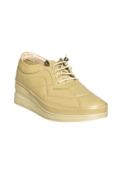 Fox Shoes U555301303 Bej Hakiki Deri Günlük Kadın Ayakkabı Bej-hakiki Deri
