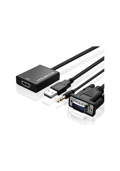 4674 Vga To Hdmi Kablo Çevirici Dönüştürücü Adaptör