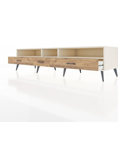 Kronos Tv Ünitesi 3 Raflı 3 Çekmeceli 220x59x51 Aytaşı-aytaşı/çam Aytası/atlas Çam - Aytası Kronos Tv Ünitesi 3 Raflı 3 Çekmeceli 220x59x51 Aytaşı-aytaşı/çam Aytası/atlas Çam - Aytası