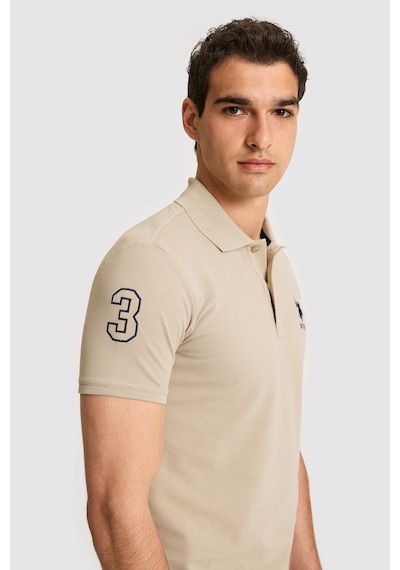 U.S. Polo Assn. U.s. Polo Assn. Erkek Açık Haki Tişört Basic 50326920-vr183 Acık Hakı