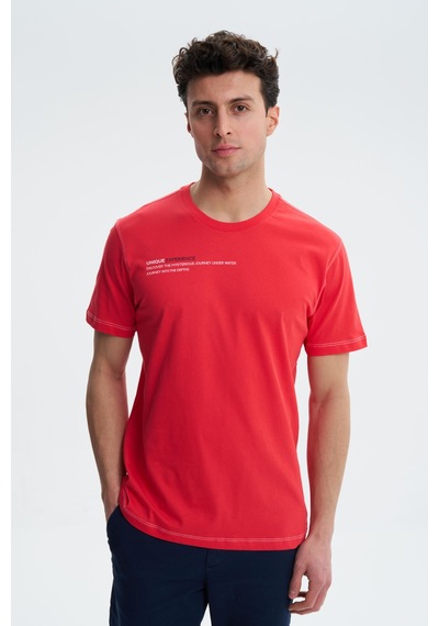 AR-MA Arma Erkek Regular Fit Süprem Penye Bisiklet Yaka Tişört Y27344407401 001
