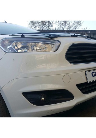 Cappafe Ford Courier Ön Kaput Koruyucu Rüzgarlık 4Mm Abs 2014-