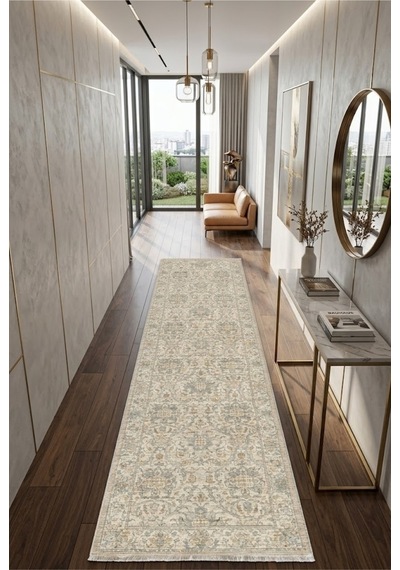 Dekoratif Halı Kaymaz Taban Leke Tutmaz Yıkanabilir Kilim Özel Ölçü Salon Halısı 3038