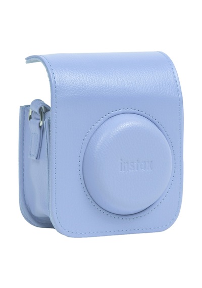 Instax Mini 13 Uyumlu Deri Çanta, Frost Blue