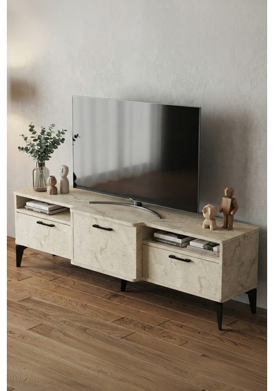 Tv Sehpası 160 Cm Kapaklı Raflı Televizyon Ünitesi Salon Oturma Odası Tv Sehpa Mistral Ekru Tv Sehpası 160 Cm Kapaklı Raflı Televizyon Ünitesi Salon Oturma Odası Tv Sehpa Mistral Ekru