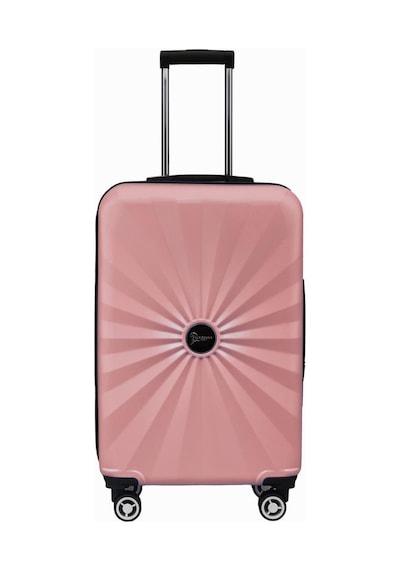 Orta Boy %100 Polikarbon Valiz 4x2 Teker Rose 1809 Rose