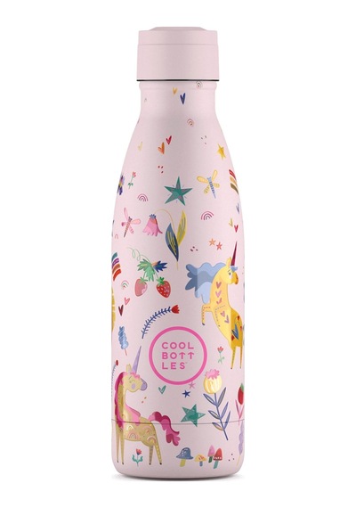 Cool Bottles The Kids Bottle Funny Unicorns Pipetli Termos Suluk Çok Renkli