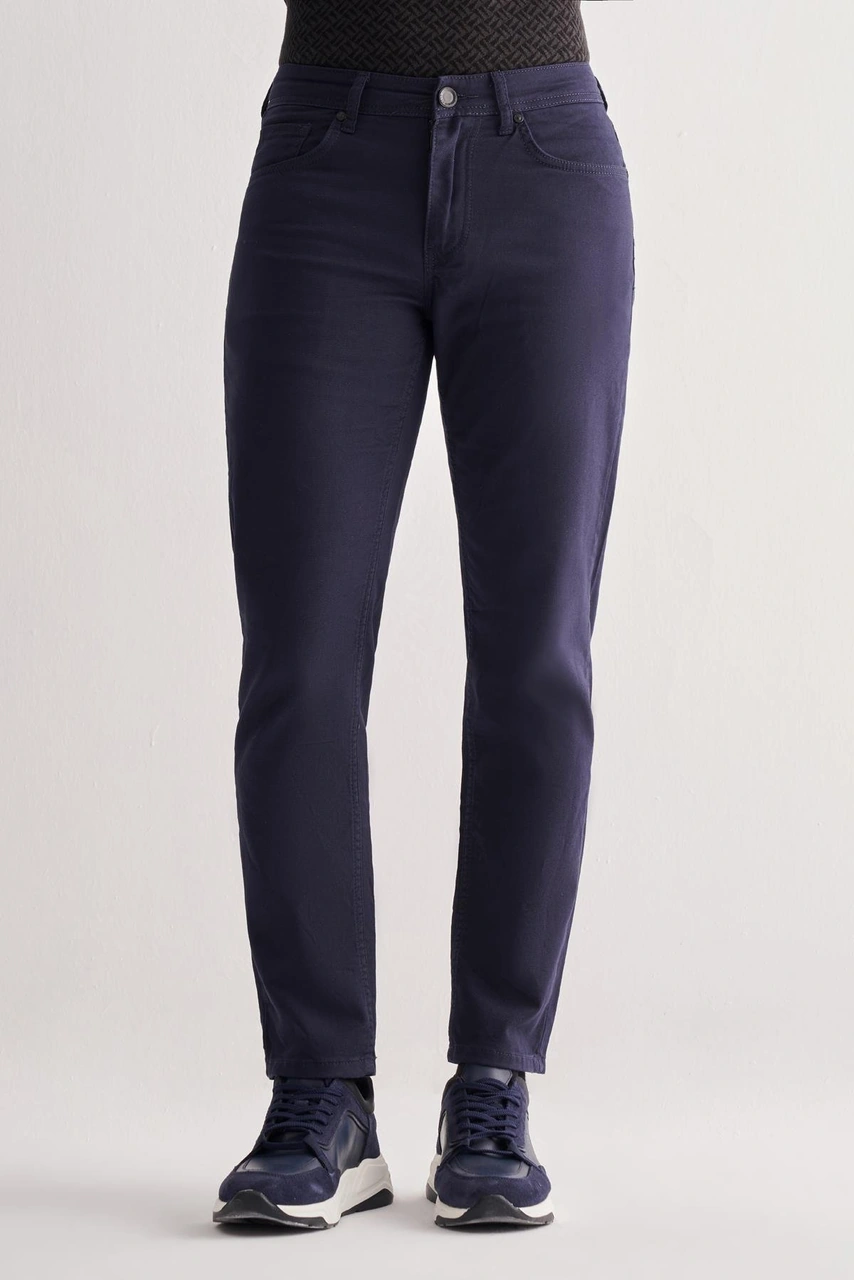 İmza Koyu Lacivert Casual Slim Fit 5 Cep Düz Paça Pantolon 1003255320 Koyu Lacivert İmza Koyu Lacivert Casual Slim Fit 5 Cep Düz Paça Pantolon 1003255320 Koyu Lacivert