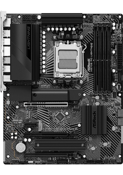 Asrock X670E PG Lightning AMD X670 6600 MHz (OC) DDR5 Soket AM5 ATX Anakart
