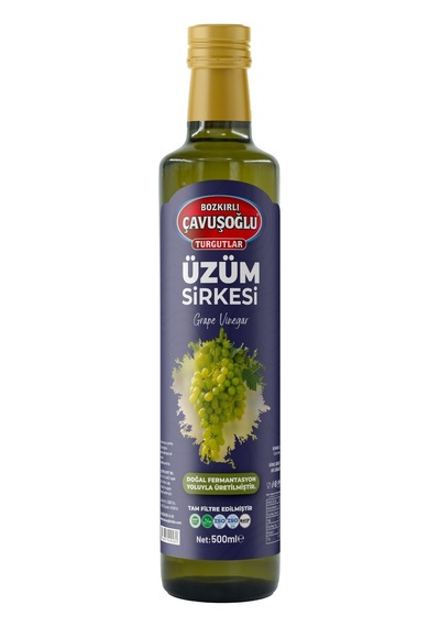 Bozkırlı Çavuşoğlu Doğal Fermantasyon Üzüm Sirkesi 500 ML