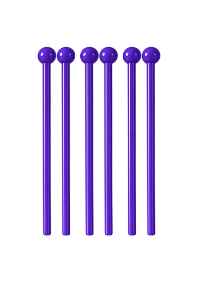 Midex Orf-tfk-20prp 3X Mor Çocuk Davulu Tokmağı Ritim Çubuğu Örf Aleti 23 Cm Karbon Fiber