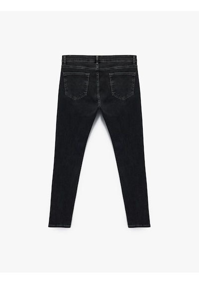 Koton Pamuklu Cepli Normal Bel Skinny Fit Jean Pantolon - Michael Jean Antrasit 7wam40025nd Koton Pamuklu Cepli Normal Bel Skinny Fit Jean Pantolon - Michael Jean Antrasit 7wam40025nd