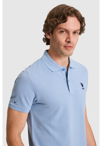U.s. Polo Assn. Erkek Mavi Tişört Basic 50324998-vr036