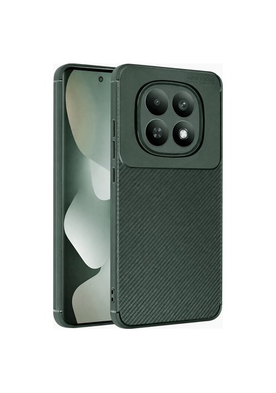Xiaomi Redmi Note 15 4g Uyumlu Auto Focus Karbon Kapak - Koyu Yeşil