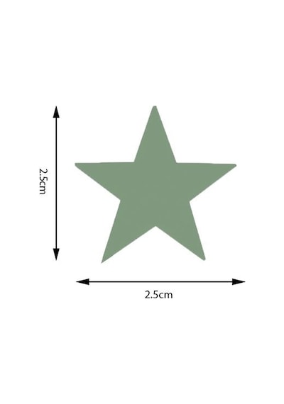Kamei Şekilli Delgeç Yıldız İnce 2.5 Cm Km8810 Çok Renkli