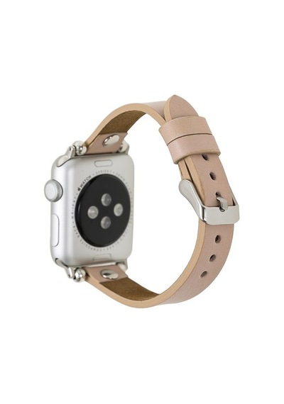 Bouletta Apple Watch Uyumlu Deri Kordon 38-40-41Mm St Nu1 Pembe
