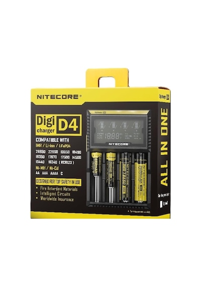 D4 Digi Charger Li-ıon / Ni-cd / Ni-mh / Lifepo4 Dijital Pil Şarj