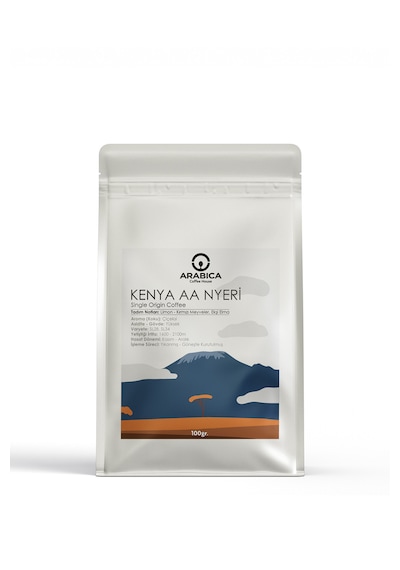 Kenya Aa Natural Kahve 100g Öğütülmüş Kahve Taze Kavrulmuş Espresso