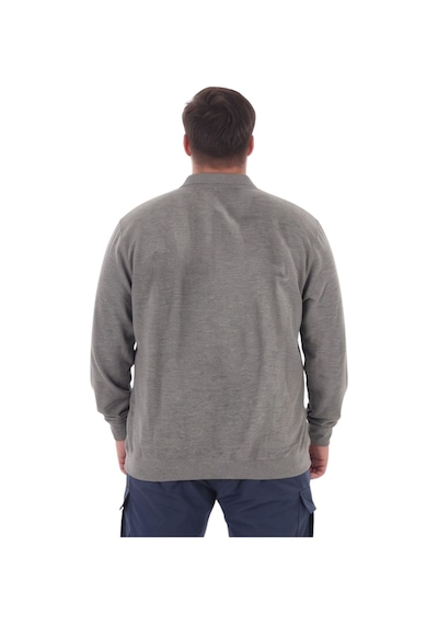 Erkek Büyük Beden 115-155 Kilo Arası İçin Uygun Uzun Kol Polo Yaka Mevsimlik Sweatshirt Antrasit Erkek Büyük Beden 115-155 Kilo Arası İçin Uygun Uzun Kol Polo Yaka Mevsimlik Sweatshirt Antrasit