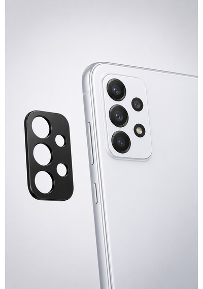 Samsung A73 Uyumlu Arka Kamera Koruyucu+ Full Ekran Koruyucu Seti Si Yah