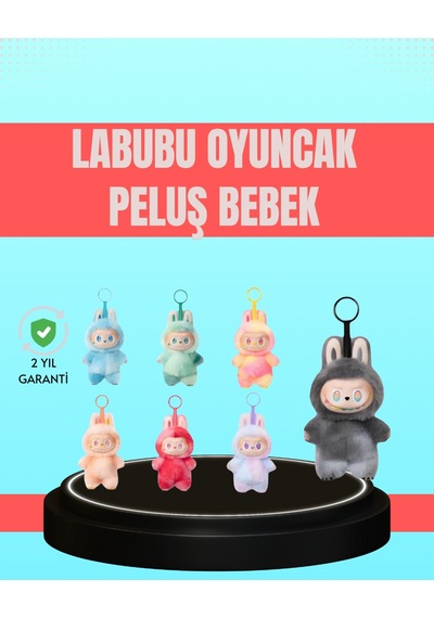 Yumuşak Kumaşlı 20 Cm Labubu Peluş 3 Yaş Üzeri Uygun - Lisinya Standart
