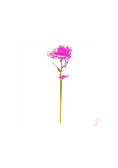 Kutulu Ve Led Işıklı Sonsuzluk Gülü, 35cm - Pembe