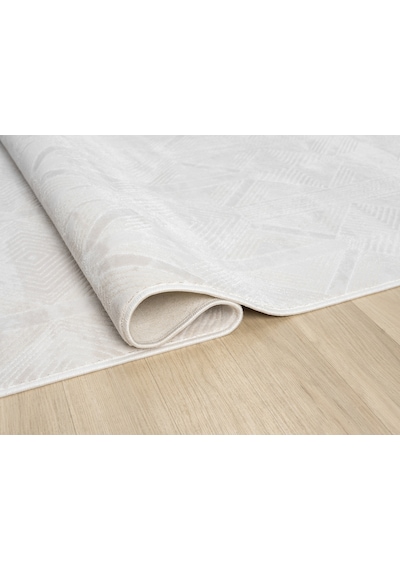 Mariesse Home Aspendos Akrilik Dokuma Salon Mutfak Koridor Kesme Yolluk Dokuma Makine Halısı Aspendos01 5116-krem
