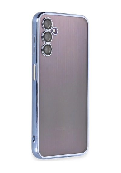 Samsung Galaxy A14 4g Uyumlu Kılıf Lensli Silikon - Açık Mavi