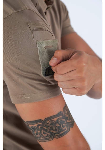 Combat Tactical T-shırt Tactıcal K.kol Pike - 802-961-bej Bej