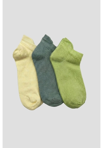 Defne Baby Cupcake Kutulu Premium Pamuklu Çocuk Patik Çorap Seti - Mint Serisi Çok Renkli