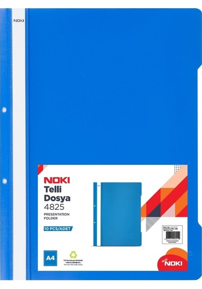 Eco Mavi Telli Dosya 500"lü Paket Plastik Kapak Diğer