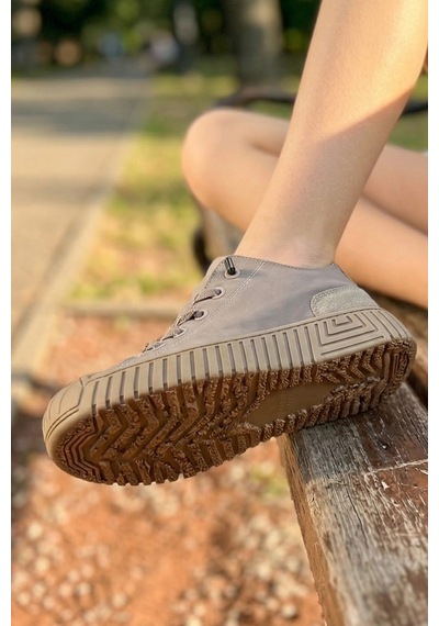 In Step Unisex Çocuk Bej Lifestyle Günlük Ayakkabı - Dayanıklı Tırtıklı Kalın Taban
