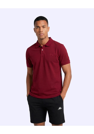Kappa Fausto Erkek Bordo Regular Polo Yaka Tişört