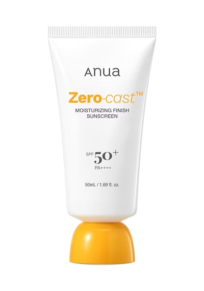 Anua Zero-cast Moisturizing Finish Sunscreen - Nemlendirici Güneş Kremi Spf50 50 Ml