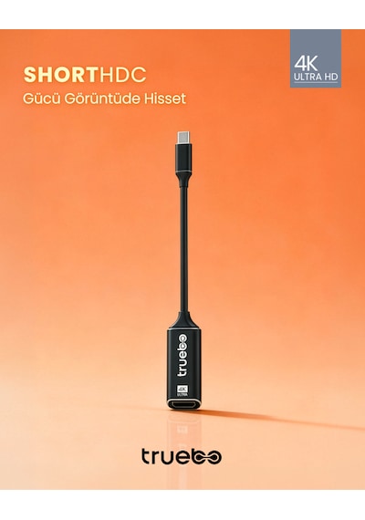 Truebo Shorthdc Usb-c To Hdmı Dönüştürücü