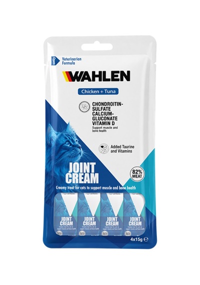 Wahlen Joint Cream Tavuklu Ve Ton Balıklı Kedi Krema Ödülü 4x15 G