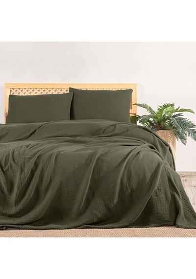 Müslin Yatak Örtüsü Seti Tek Kişilik, Şık Düz Renk 100% Pamuk 4 Kat Muslin Yastık Kılıflı Pike Takımı, Denizli Üretimi Haki Yeşil, Tek Kişilik Set 180x230 Cm Sku: Zeusb0f4nhg2zh Açık Bej Müslin Yatak Örtüsü Seti Tek Kişilik, Şık Düz Renk 100% Pamuk 4 Kat Muslin Yastık Kılıflı Pike Takımı, Denizli Üretimi Haki Yeşil, Tek Kişilik Set 180x230 Cm Sku: Zeusb0f4nhg2zh Açık Bej