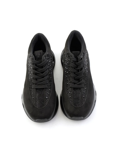 Bambi Siyah Süet Kadın Sneaker K01228092072