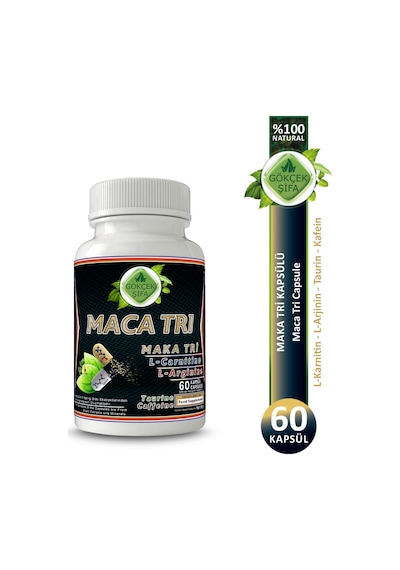 Gökçek Şifa Maka Tri 1000 MG (Maca Tri Capsule) 60 Kapsül