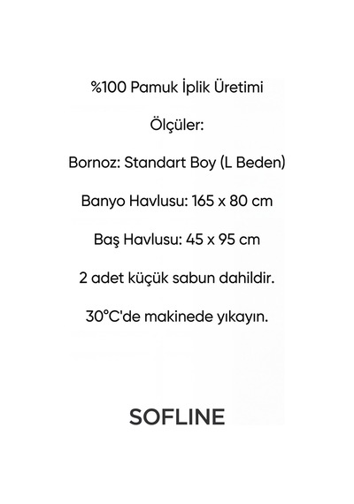 %100 Pamuk Bornoz Seti, Aile Bornoz Takımı, Havlu Seti, Çeyizlik Bornoz Takımı Gri