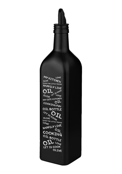 Selka Home - Marasca Baskılı Yazılı Yağdanlık 500 Ml Gold