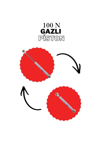 100n Gazlı Dolap Amortisörü - 27 Cm Hidrolik Kapak Pistonu - Mutfak Dolap Kapağı Makası Dolap Hidroliği Kapak Piston Beyaz Beyaz 100n Gazlı Dolap Amortisörü - 27 Cm Hidrolik Kapak Pistonu - Mutfak Dolap Kapağı Makası Dolap Hidroliği Kapak Piston Beyaz Beyaz