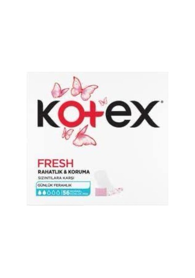 Fresh Rahatlık & Koruma Sızıntılara Karşı Günlük Ferahlık 56 Normal Günlük Ped X 2 Adet