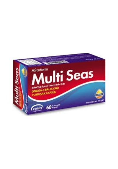 Miraderm Multi Seas Omega 3 Balık Yağı 60 Kapsül