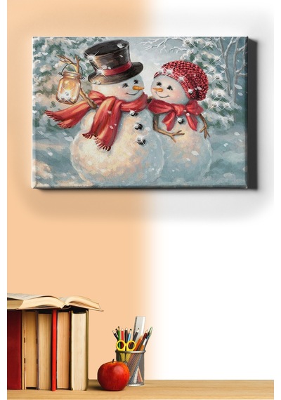 Webstyle Sayılarla Boyama Seti Kasnaklı Kardan Aşk 50 X 65 Cm