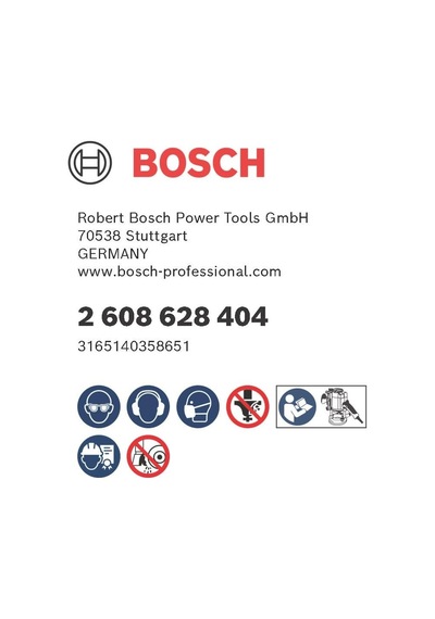 2 608 628 Aksesuarı 404 Scheibennutfraeser 8 Mm, D1 32 Mm, U 6 Mm, G 51 Mm