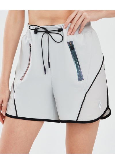 Skechers 2Xı-Lock W 5 Inch Short Kadın Gri Spor Şort S241034-035 Gri
