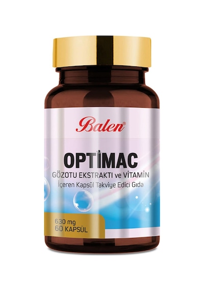 Balen Optimac Gözotu Ekstraktı -Vitamin 630 MG 60 Kapsül x 3 Adet