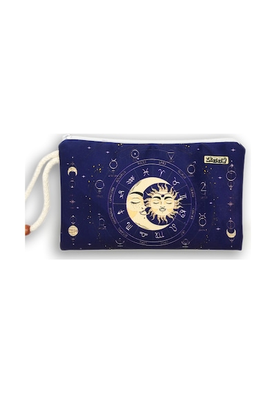 Tarot Desenli Kalem Kutusu Yıkanabilir Bez Kalemlik